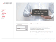 Tablet Screenshot of medienmacher.de